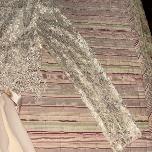 Ursula of Switzerland Cream Lace Kids Dress - Picture 4 of 11